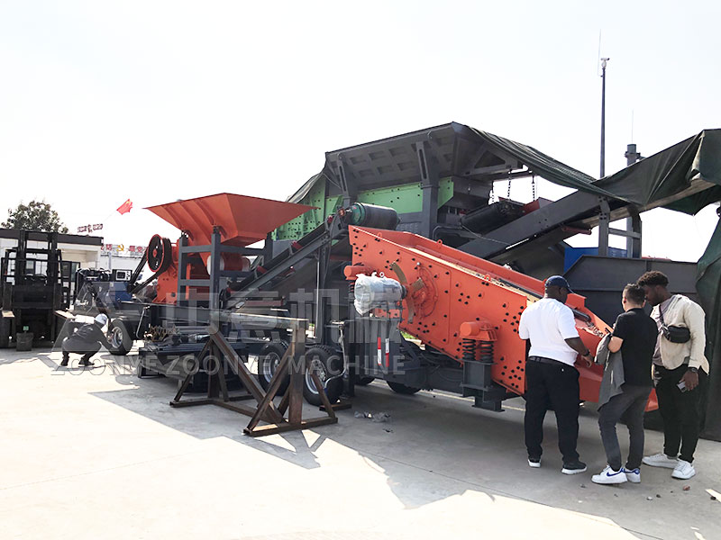 Explain test machine materials to customers