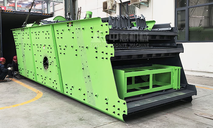 The Chinese-Italy Machinery Set Sail Again! The 100-ton Sand And Gravel Production Line Is Fully Ins