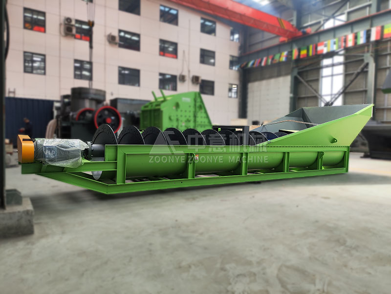Spiral sand washing machine