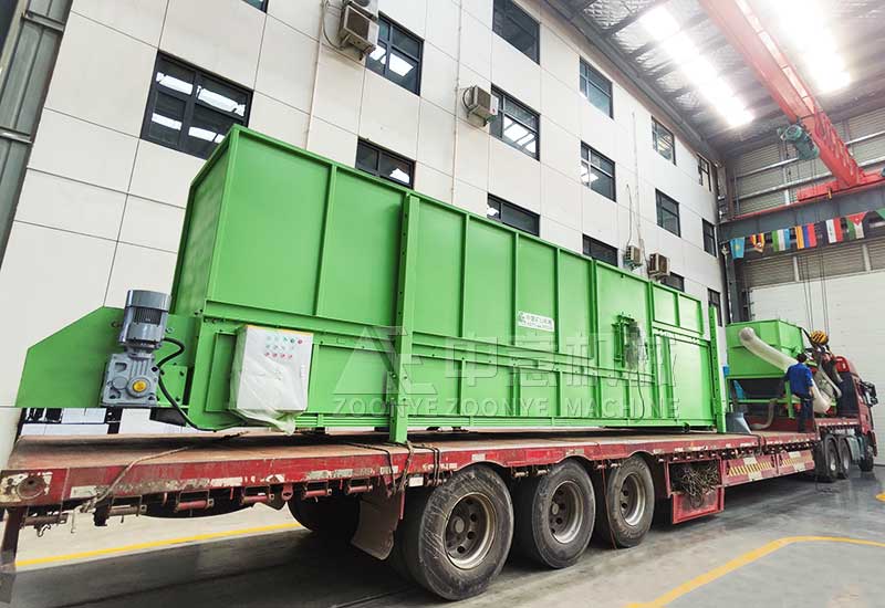 Decoration garbage air selection equipment shipment